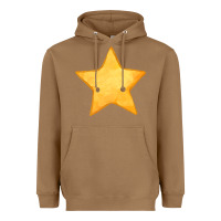 Toasted Coconut yellow star Heavyweight Hoodie - FaDigitalArtStudio
