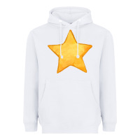 White yellow star Heavyweight Hoodie - FaDigitalArtStudio