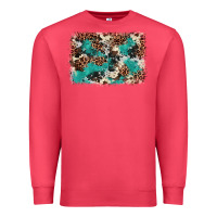 Cardinal Cowhide Turquoise Glitter Premium Sweatshirt - FaDigitalArtStudio