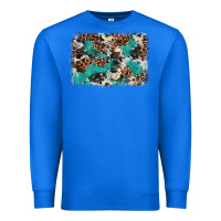 True Royal Cowhide Turquoise Glitter Premium Sweatshirt - FaDigitalArtStudio