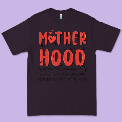 Motherhood Some Day I Rock It Premium Tee Designed By Maliassmallbusiness