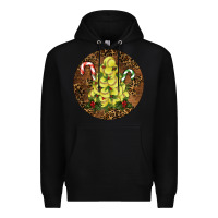 Black Softball Leopard  Christmas Premium Hoodie - RanaPortraitStore
