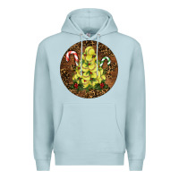 Blue Mist Softball Leopard  Christmas Premium Hoodie - RanaPortraitStore