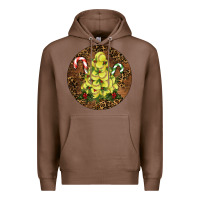 Chestnut Softball Leopard  Christmas Premium Hoodie - RanaPortraitStore