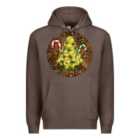 Coffee Softball Leopard  Christmas Premium Hoodie - RanaPortraitStore