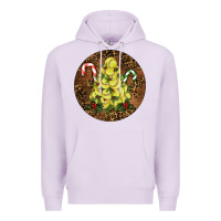 Lilac Softball Leopard  Christmas Premium Hoodie - RanaPortraitStore