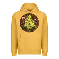Mustard Softball Leopard  Christmas Premium Hoodie - RanaPortraitStore