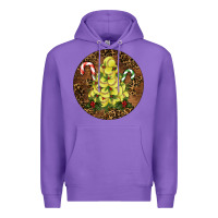 Purple Softball Leopard  Christmas Premium Hoodie - RanaPortraitStore