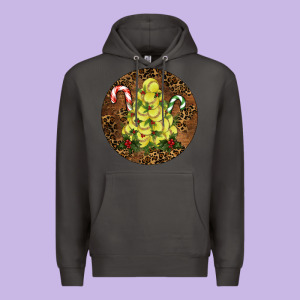 Softball Leopard  Christmas Premium Hoodie Designed By Ranaportraitstore