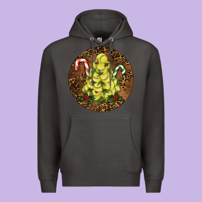 Softball Leopard  Christmas Premium Hoodie Designed By Ranaportraitstore