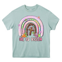 Arona he is risen easter rainbow Heavy Core Tee - MaliasSmallBusiness