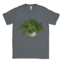 Charcoal Heather Dwarf Pomegranate Tree Illustrations Classic Tee - LillyAllenDesigns
