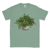 Sage Dwarf Pomegranate Tree Illustrations Classic Tee - LillyAllenDesigns