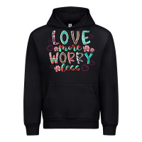 Black love more worry less Urban Hoodie - RacoonDesign