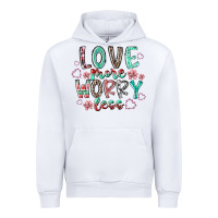 White love more worry less Urban Hoodie - RacoonDesign