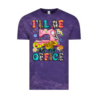 Cloud Purple i'll be in my office Vintage Tee - Artiststas