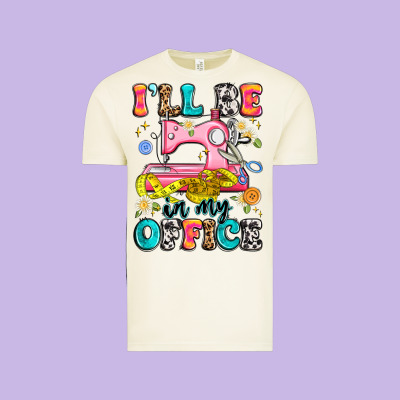 I'll Be In My Office Vintage Tee Designed By Artiststas