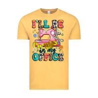 Vintage Mustard i'll be in my office Vintage Tee - Artiststas