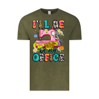 Vintage Olive i'll be in my office Vintage Tee - Artiststas