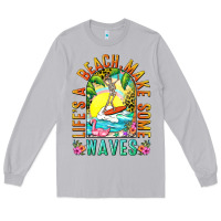 Moon Dust Life's a beach make some waves Long Sleeve Tee - NancyCooperArtShop