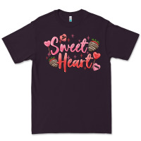 Plum sweet heart Premium Tee - MaliasSmallBusiness
