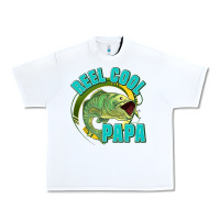 White reel cool papa Urban Heavy Tee - Jasminsmagicworld