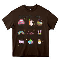 Chocolate Brown christian easter Heavy Core Tee - MaliasSmallBusiness
