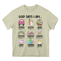 Mossy christian easter Heavy Core Tee - MaliasSmallBusiness