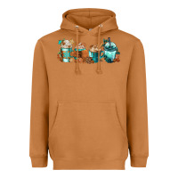 Meerkat Winter Coffee Cups Heavyweight Hoodie - FaDigitalArtStudio