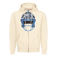 Sandshell football helmet fa element 1 Zipper Hoodie - FaDigitalArtStudio