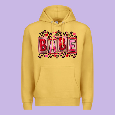 Valentine's Day Babe Premium Hoodie Designed By Fadigitalartstudio