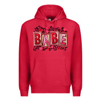 Cardinal Valentine's Day babe Premium Hoodie - FaDigitalArtStudio
