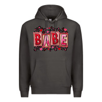 Smoke Valentine's Day babe Premium Hoodie - FaDigitalArtStudio