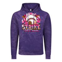 Cloud Purple strike out cancer baseball Vintage Hoodie - Artiststas