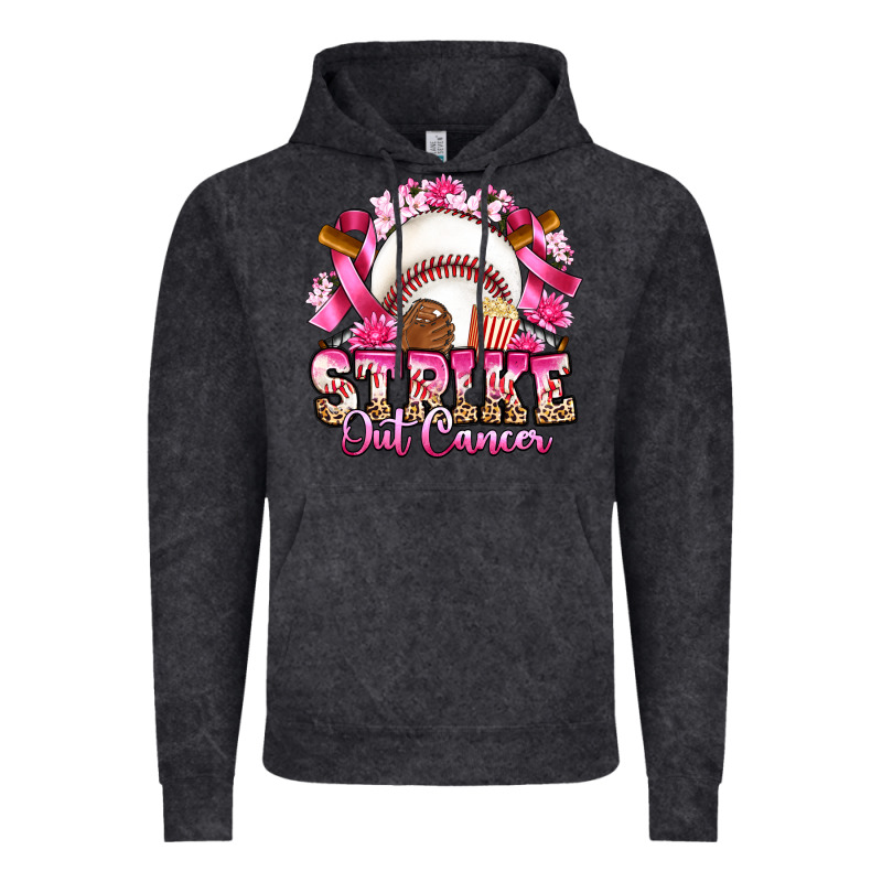 Strike Out Cancer Baseball Vintage Hoodie by Artiststas | Teevron