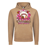 Vintage Coffee strike out cancer baseball Vintage Hoodie - Artiststas