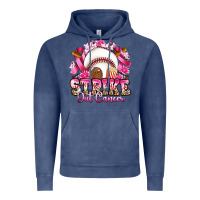 Vintage Denim strike out cancer baseball Vintage Hoodie - Artiststas
