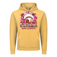 Vintage Mustard strike out cancer baseball Vintage Hoodie - Artiststas
