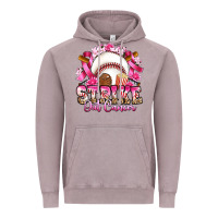 Vintage Zinc strike out cancer baseball Vintage Hoodie - Artiststas