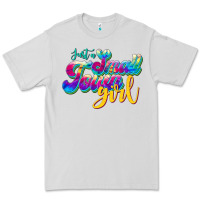 Dove Grey just a small town girl Premium Tee - JahusDesignShop