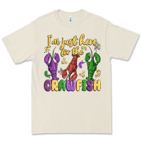 Bone i'm just here for the crawfish Premium Tee - MaliasSmallBusiness