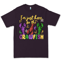 Plum i'm just here for the crawfish Premium Tee - MaliasSmallBusiness