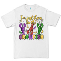 White i'm just here for the crawfish Premium Tee - MaliasSmallBusiness