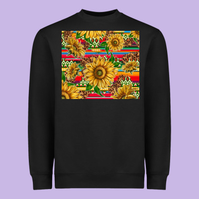 Mexican Sunflowers Heavyweight Sweatshirt Designed By Tumblerdesignbyshophia