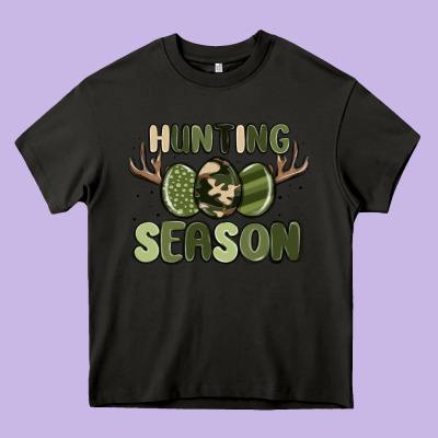 Hunting Season Heavy Core Tee Designed By Maliassmallbusiness