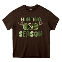 Chocolate Brown hunting season Heavy Core Tee - MaliasSmallBusiness