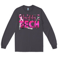 Smoke Breast Cancer Facility Tech Long Sleeve Tee - texasbilliewilder