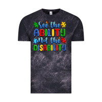 Cloud Black see the ability not the disability Vintage Tee - Artiststas
