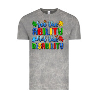Cloud Rock see the ability not the disability Vintage Tee - Artiststas