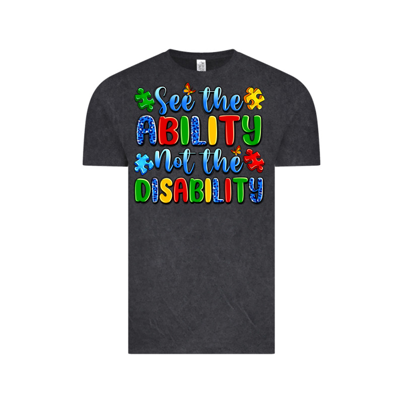 See The Ability Not The Disability Vintage Tee by Artiststas | Teevron